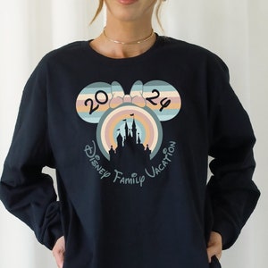 Disney Family Trip Tee, Disney Vacation Matching Long Sleeve, Disney Trip Long Sleeve, Disneyworld Family Trip Shirts,  2024 Ears Trip Tee