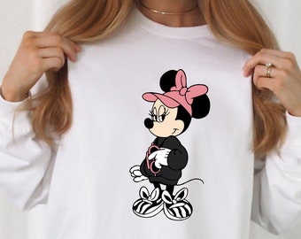 Disney Minnie Mouse Long Sleeve Tee, Women's Trip Shirt