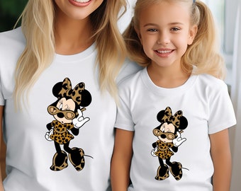 Leopard Minnie Mouse Disney Shirt, Safari Vacation Tee