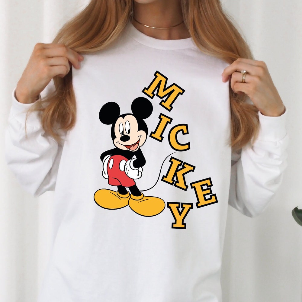 Disney Mickey Long Sleeve, Mickey Shirt, Disneyworld Trip Tee, Mickey Trend Long Sleeve, 2025 Mickey Style Long Sleeve For Disney Vacation
