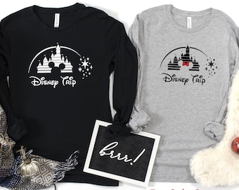 Disney Castle Trip Long Sleeve, Matching Family Shirts