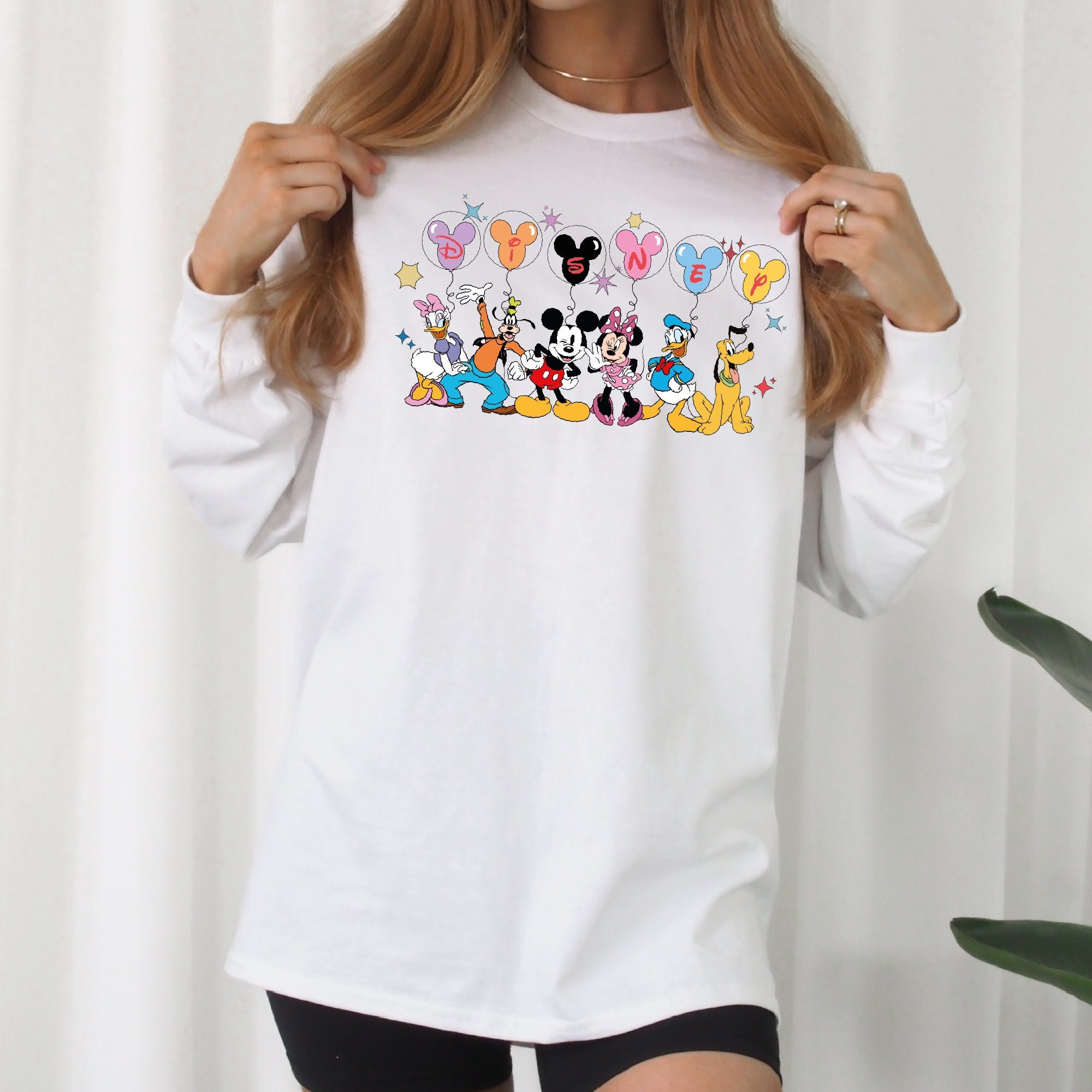 Disney Mickey Co Long Sleeve, Mickey Friends Unisex Tee, 2025