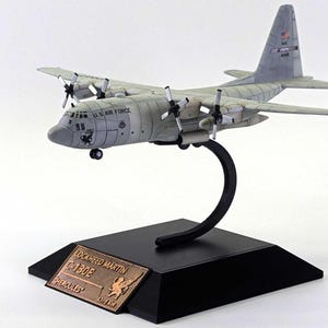 Pro-Built, Painted, Handmade 1/144 Scale C-130E Hercules 43rd AW Model Airplane
