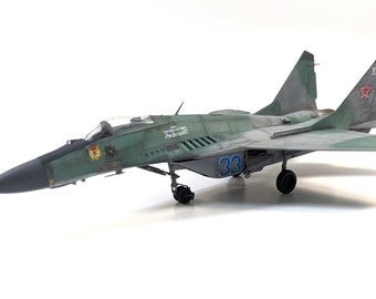 Pre-Built, Painted, Handmade 1:72 Scale Russian Mig-29C "Fulcrum"