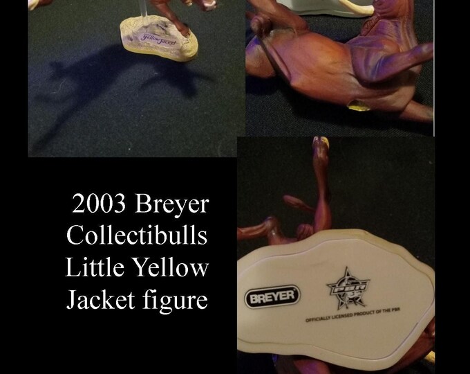2003 Breyer PBR Collectibulls 620011 Little Yellow Jacket Rodeo Bull Etsy