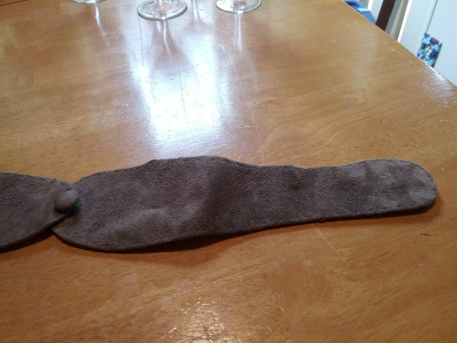 1940-1950 Handmade Suede Belt. SHIPS FREE - Etsy display picture 1