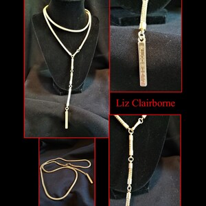 Vintage gold chain belt, Vintage Liz Claiborne gold link belt or necklace. Ships Free