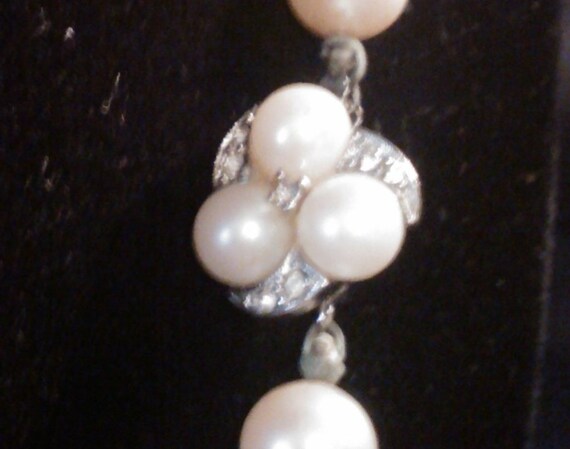 1950's glass pearl necklace - image 6