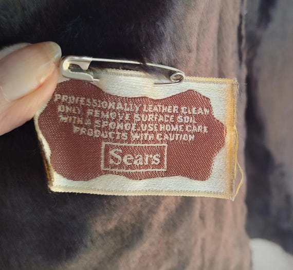 1960s Sears suede leather coat. Fully lined. SHIPS FREE View 5