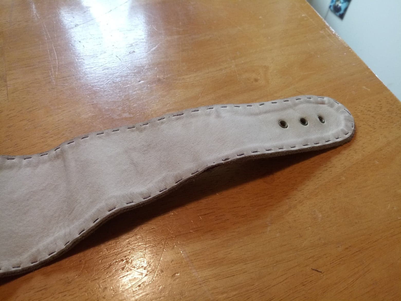 1940-1950 Handmade Suede Belt. SHIPS FREE - Etsy display picture 2
