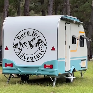 Pegatinas universales para caravanas, Vinilos para caravanas, Vinilos para autocaravana, Adhesivos para autocaravana, Vinilos para caravana, Campamento, Adhesivos grandes o adhesivos EGA_173.8