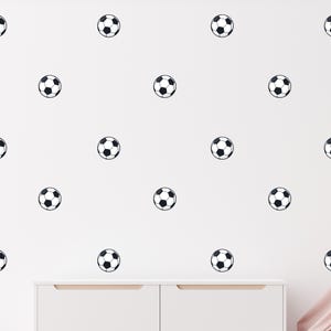 Football Pattern Wall Decal, Soccer Pattern Repeatable Sports Decal, Pattern Designs, Football Fans, Kid rooms, Nursery, Playroom, Soccer_p