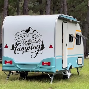 Pegatinas universales para caravanas, Vinilos para caravanas, Vinilos para autocaravana, Adhesivos para autocaravana, Vinilos para caravana, Campamento, Adhesivos grandes o adhesivos EGA_173.9