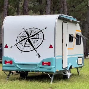 Pegatinas universales para caravanas, Vinilos para caravanas, Vinilos para autocaravana, Adhesivos para autocaravana, Vinilos para caravana, Campamento, Adhesivo grande EGA_FER_173.2