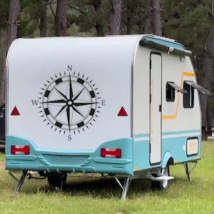 Pegatinas universales para caravanas, Vinilos para caravanas, Vinilos para autocaravana, Adhesivos para autocaravana, Vinilos para caravana, Campamento, Adhesivos grandes o adhesivos EGA_173.3