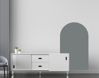 Boho Arch Wall Decal, Headboard Sticker, Super King Bed Decor