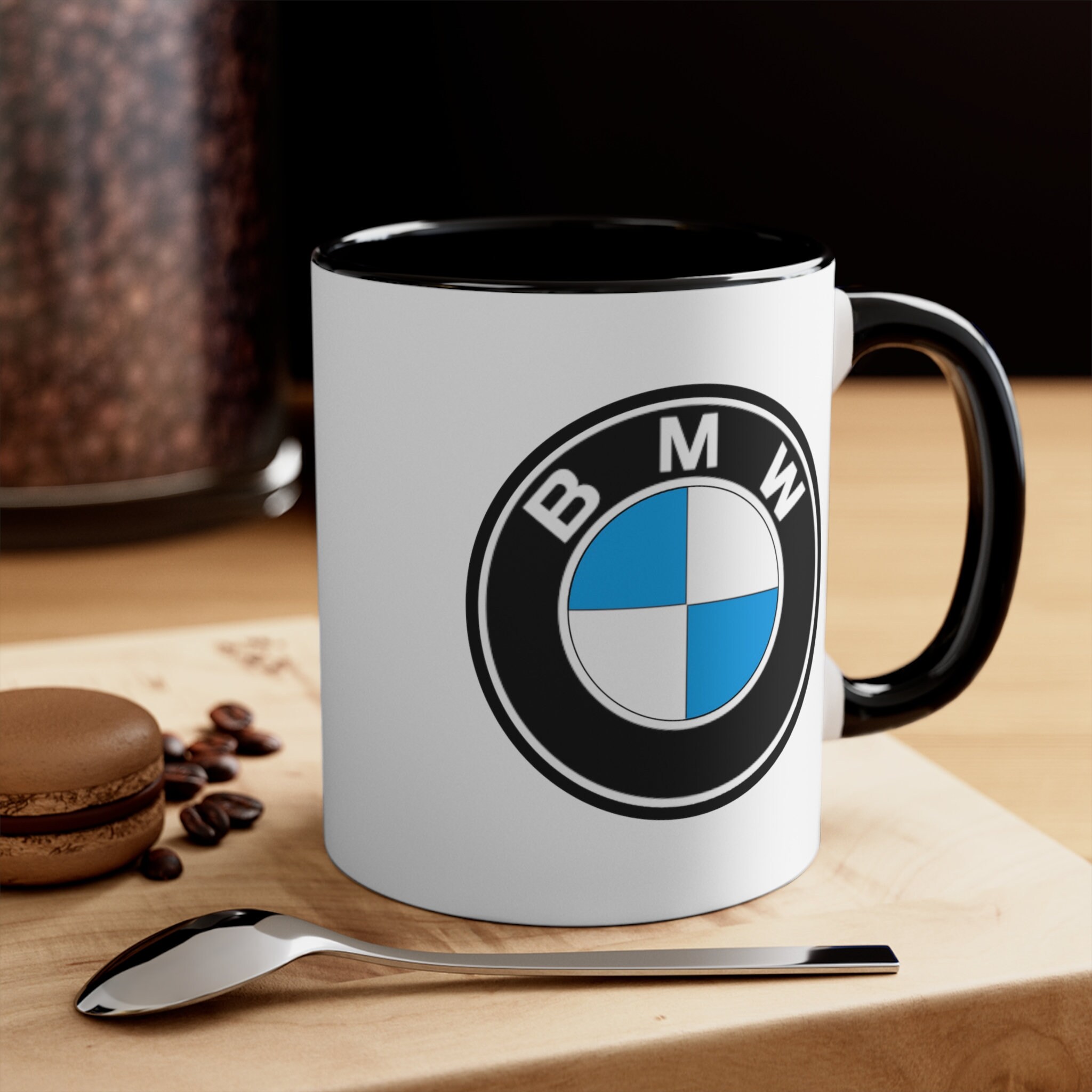 BMW Make Life a Ride enamel coffee mug (black) buy cheap ▷ bmw