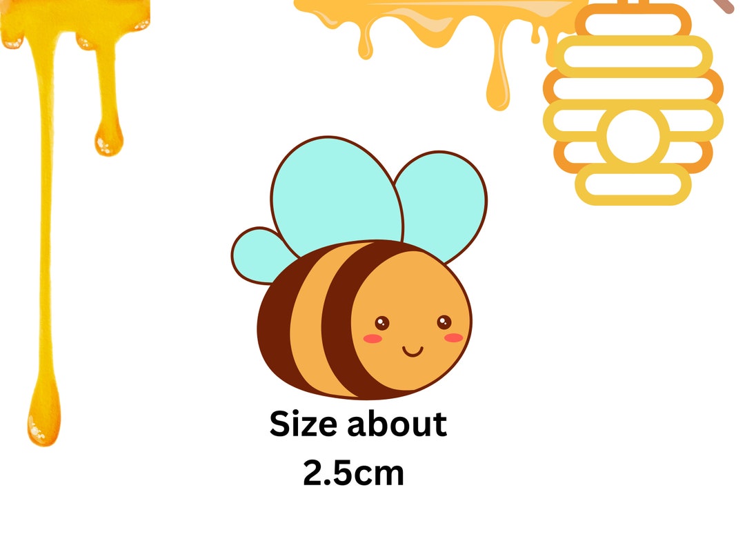 100pcs/set Cute Bee Stickers Adorable Buzzworthy Decals for Etsy