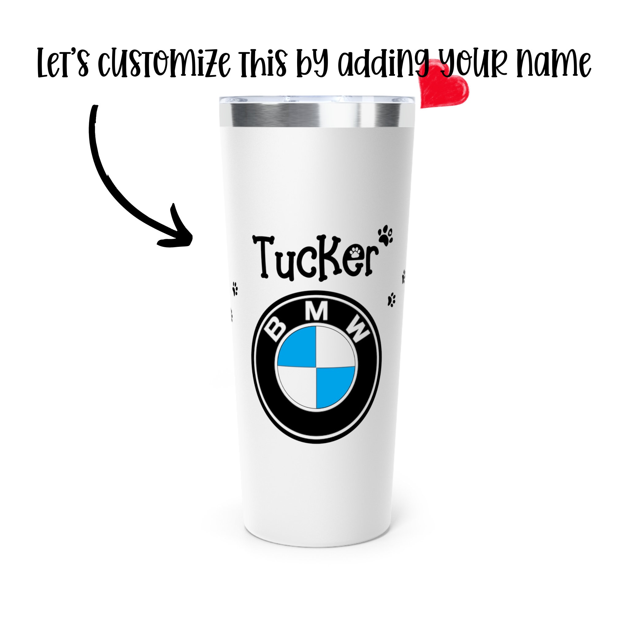 SAVOR Premium Drinkware BMW Stainless Steel Coffee Tumbler w authentic BMW  Logo