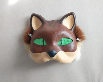Deevoka Lovely Cat Therian Mask & Tail Set - Plush Halloween Costume With Gloves For Girls & Adults