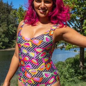 80s Sunglasses Sustainable Scoop Swimsuit