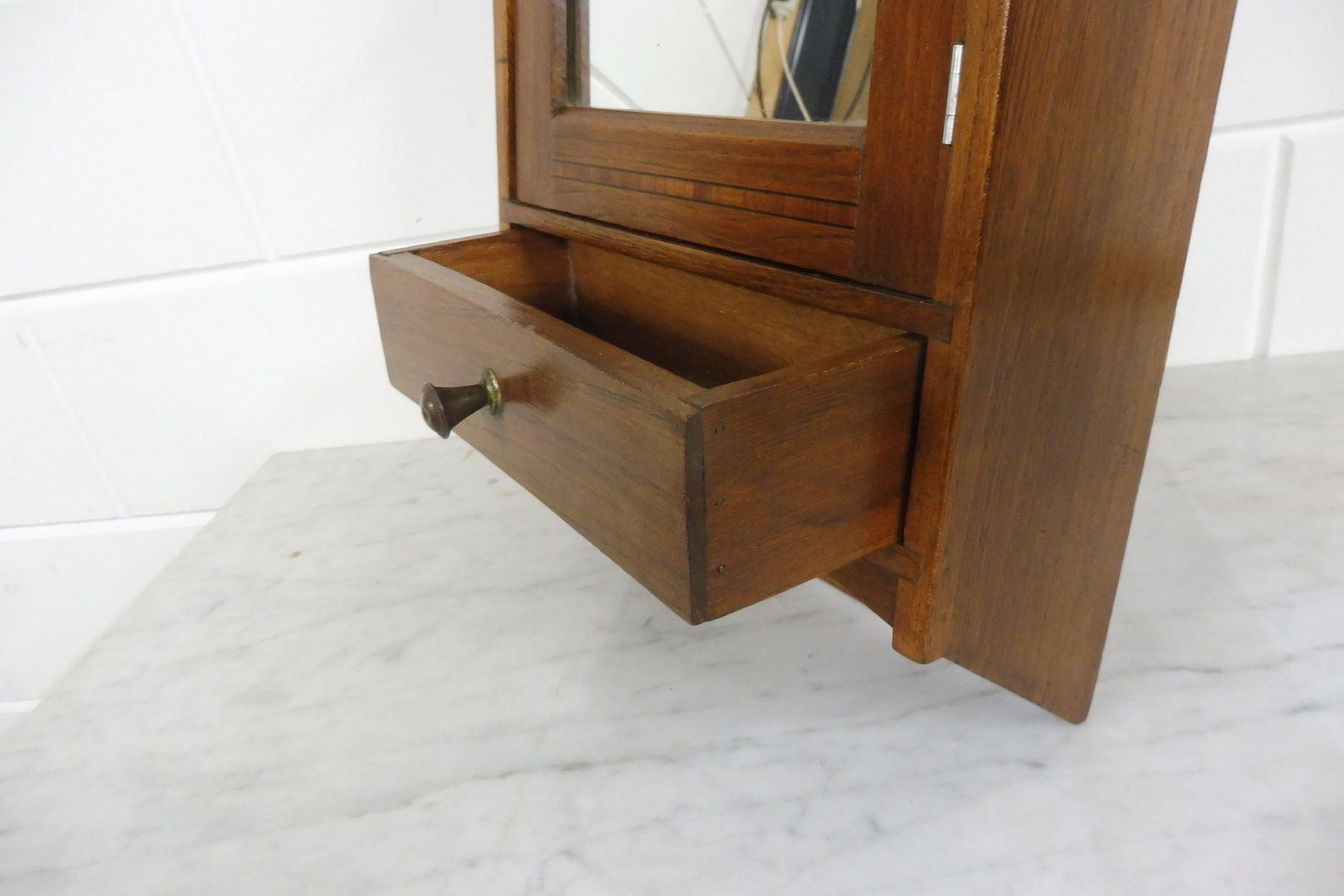 Antique Bathroom Hanging Cupboard Wall 1920s Etsy