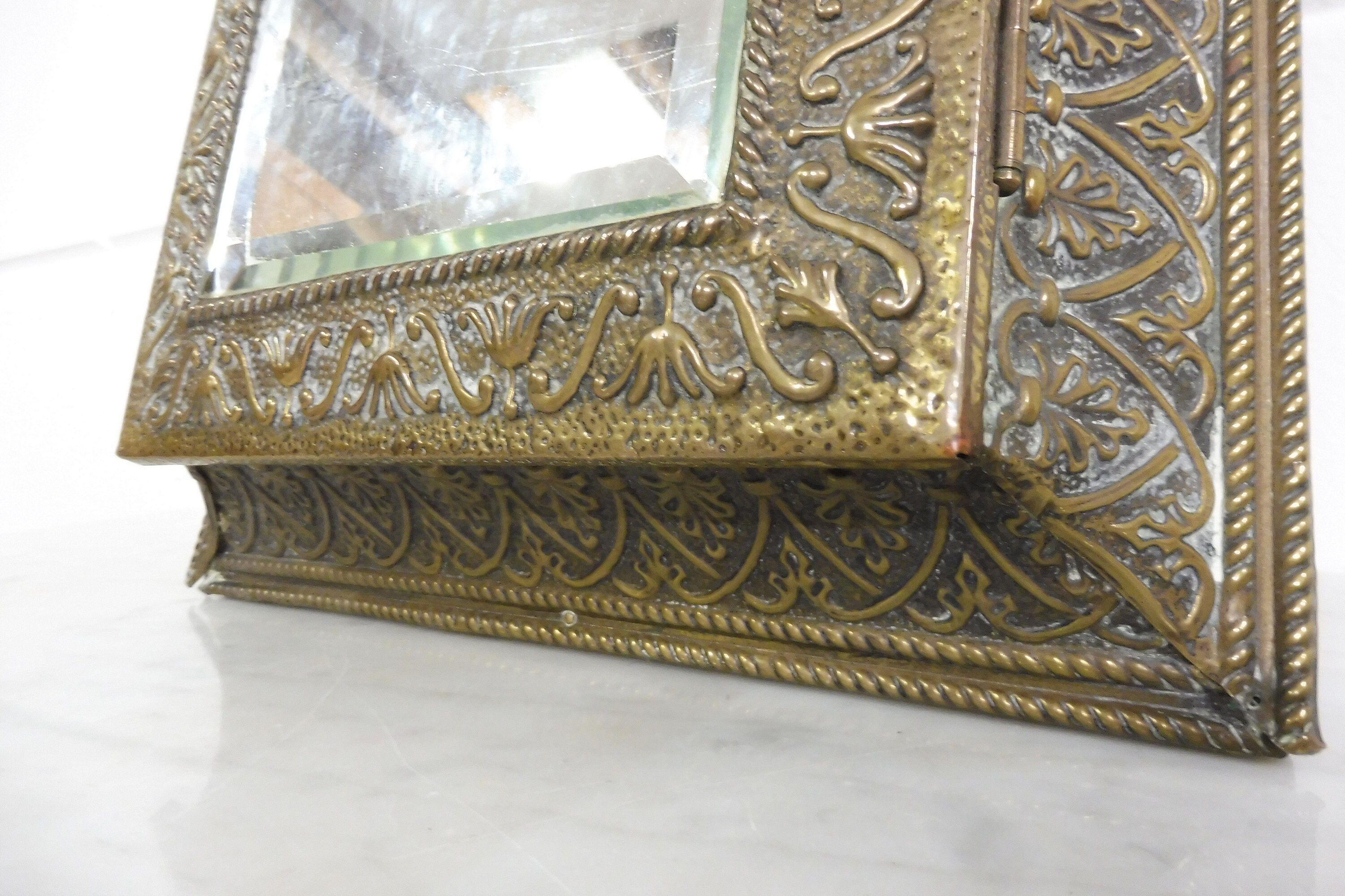Antique Dutch Mirror Bathroom Cabinet - Etsy