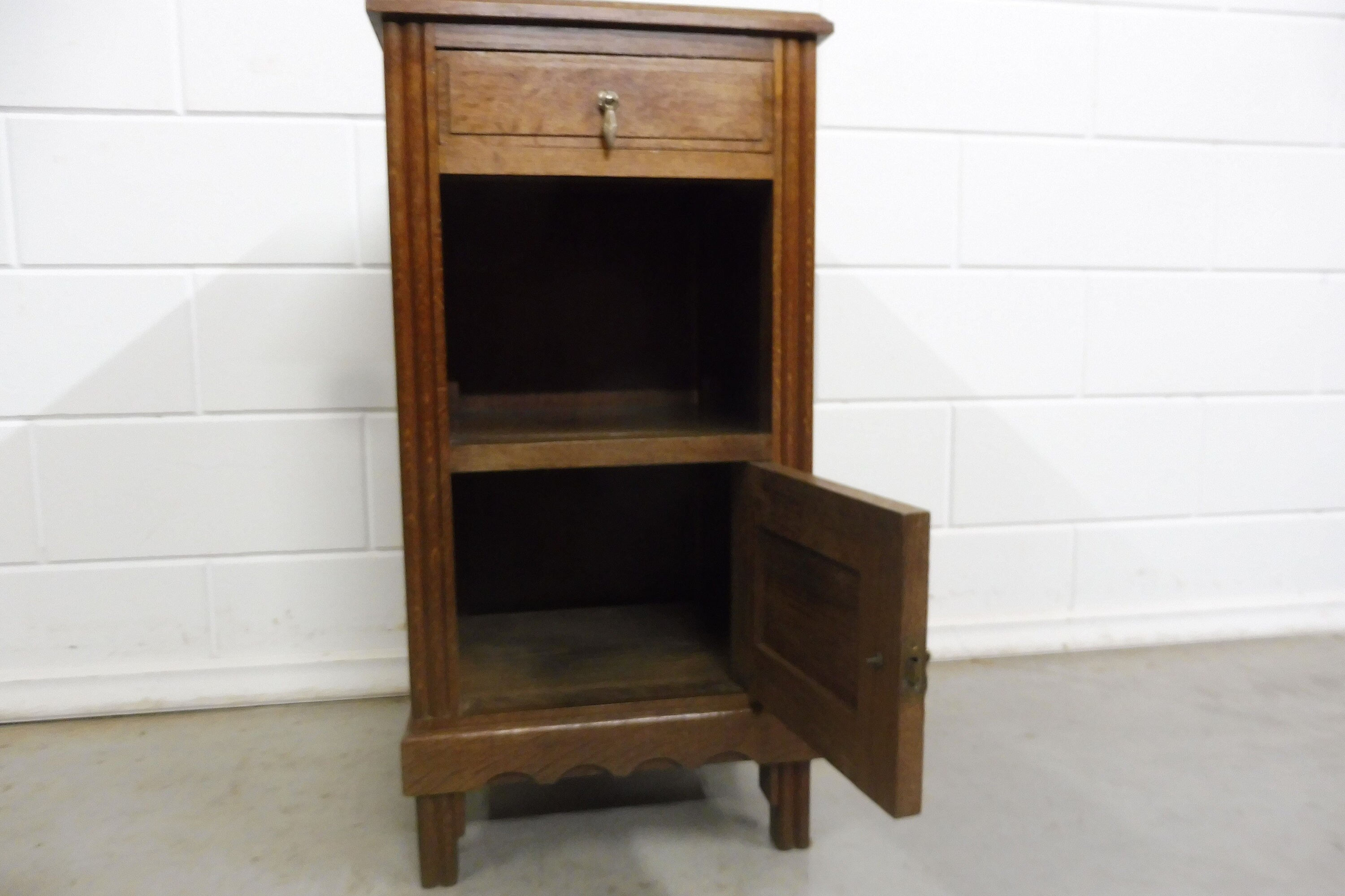 Antique French Wooden Bedside Bedside Table Nightstand Etsy