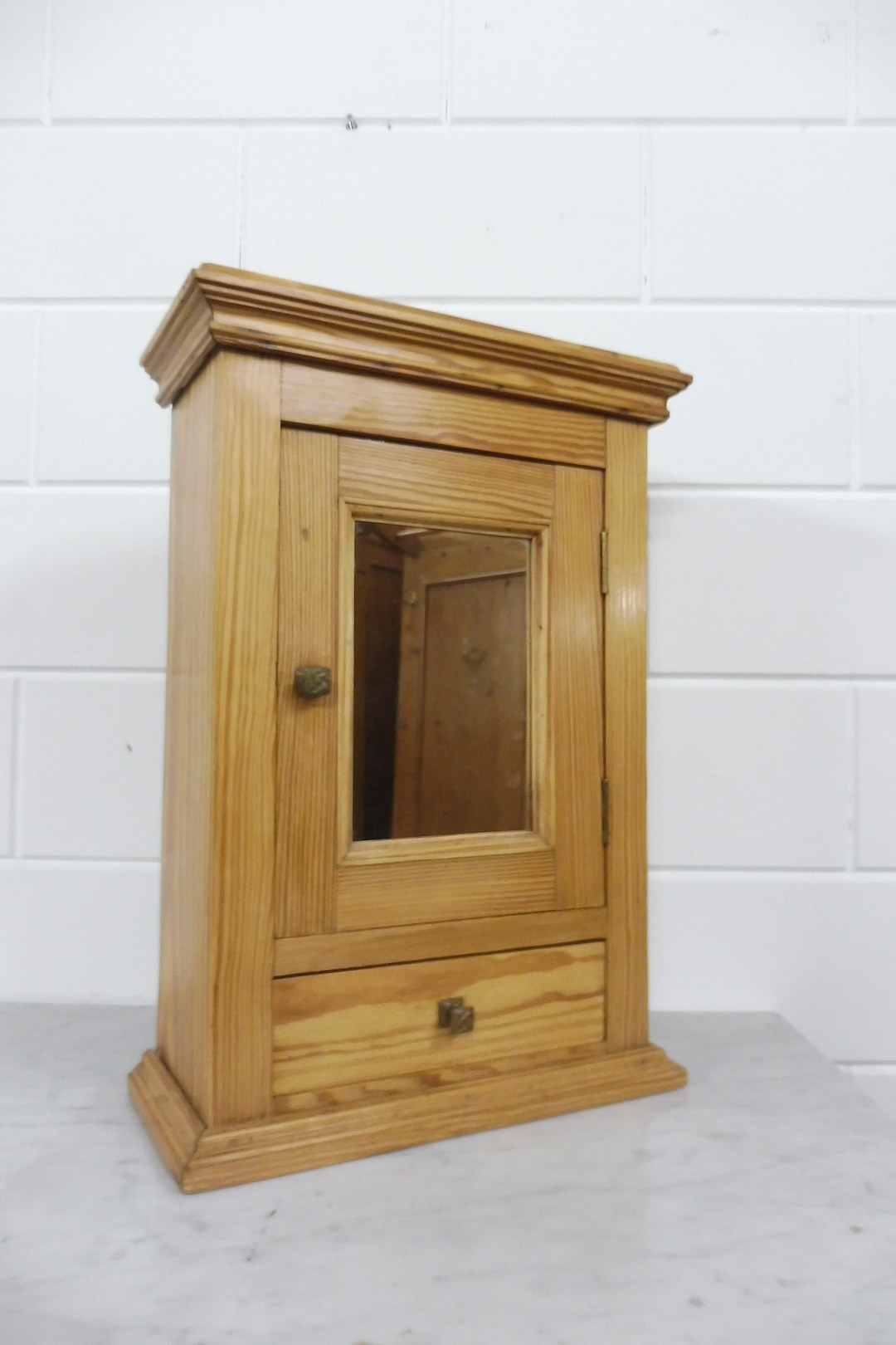 Antique Wooden Bathroom Kitchen Wall Etsy