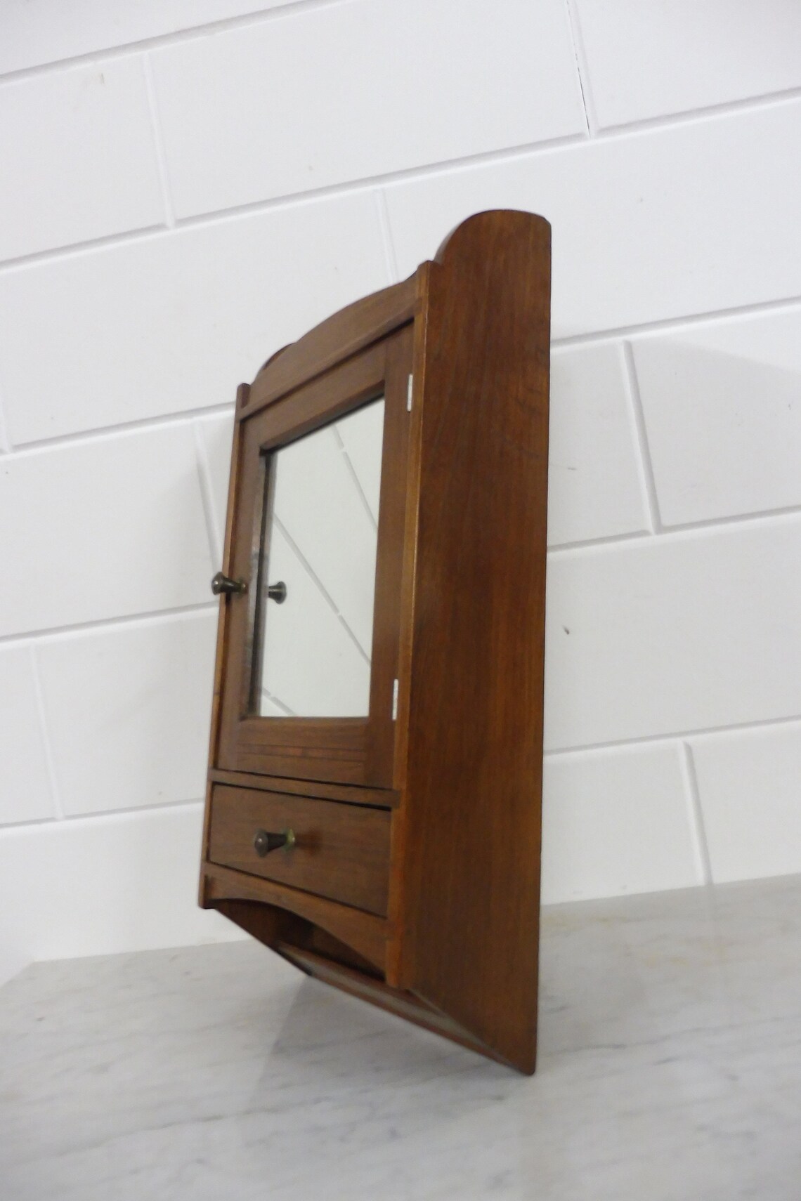 Antique Bathroom Hanging Cupboard Wall Etsy