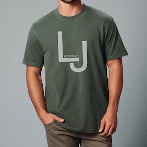 Comfort Colors C1717 Moss Mockup, Father Dad Shirt Mockup, Studio Styled Mockup, Men Male Mockup, Comfort Colors C1717 T-Shit Mockup