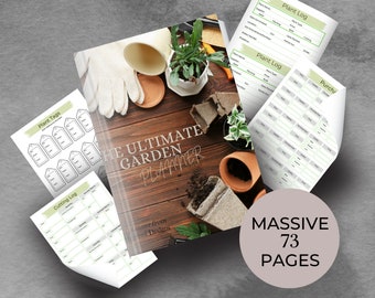 Garden Planning Journal: Printable Gardening Planner (Digital Download)