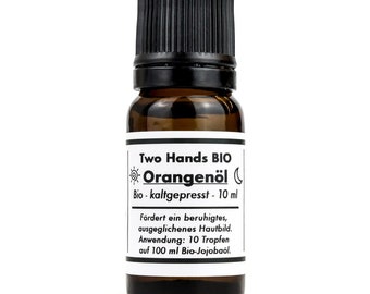 Orangenöl - Bio - Vegan - Kaltgepresst - 10 ml