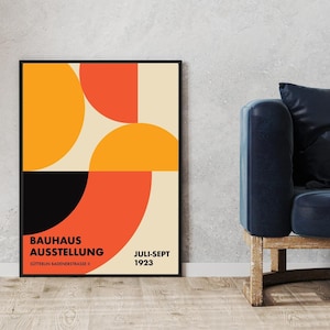 Bauhaus Wall Art Exhibition Poster Mothers Day Gift Bauhaus Print Home Decor Bauhaus Poster Ausstellung Matisse Poster Bauhaus Wall Art