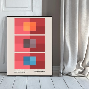 Josef Albers Print Nested Squares Art Printable Bohemian Albers Museum Art Poster Printable Homage To The Square Print Best Mothers Day Gift