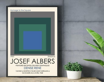 Josef Albers Homage to the Square Art Print Mothers Day Gift Home