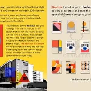 Bauhaus Wall Art Exhibition Poster Mothers Day Gift Bauhaus Print Home ...