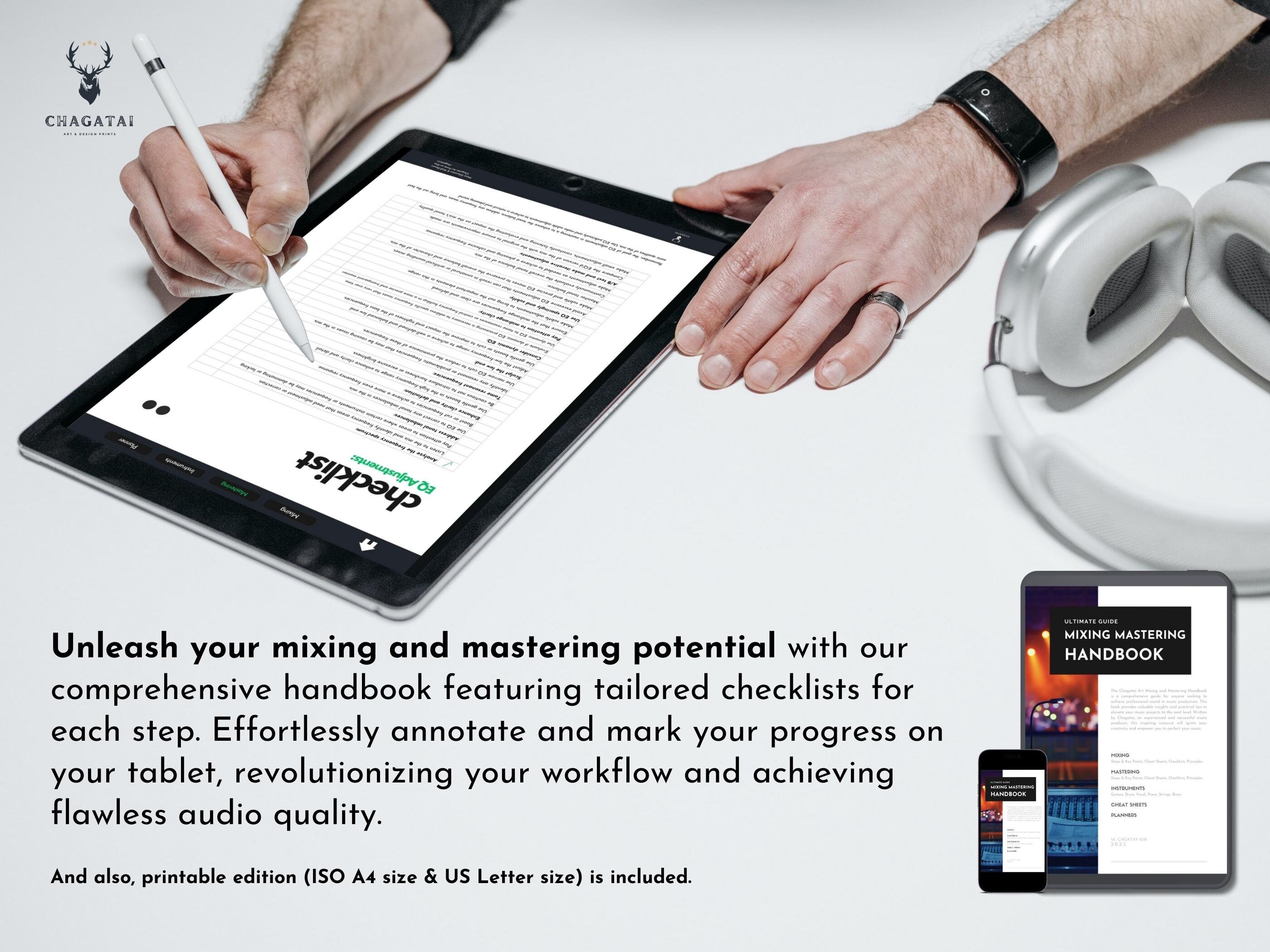 Audio Mixing Mastering Ultimate Pack, Mastering Handbook Producer Cheat ...