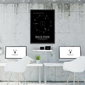 Dieter Rams Less is More Poster is Apple Design UX Design Poster! This graphic design poster features the iconic Braun design of Dieter Rams, combined with the sleek and modern Apple design aesthetic.