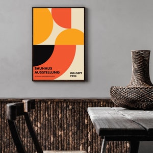 Bauhaus Wall Art Exhibition Poster Mothers Day Gift Bauhaus Print Home ...