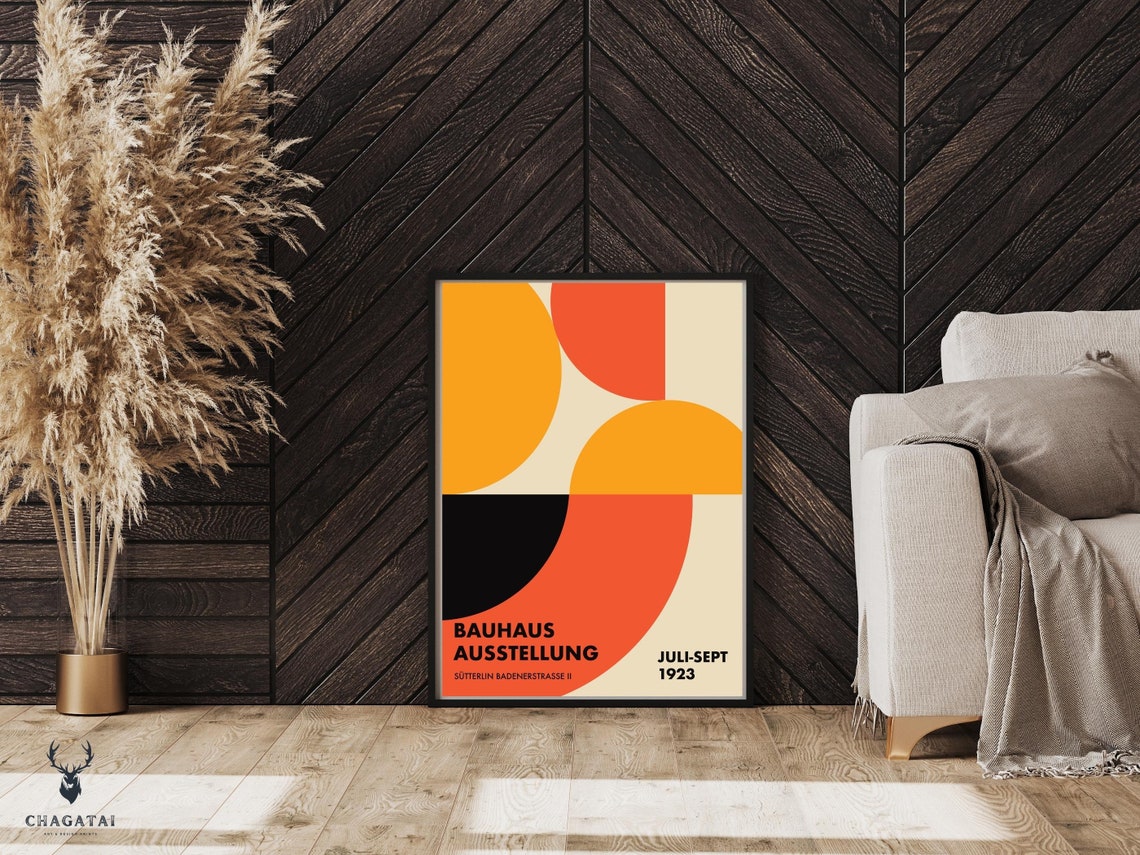 Bauhaus Wall Art Exhibition Poster Mothers Day Gift Bauhaus - Etsy