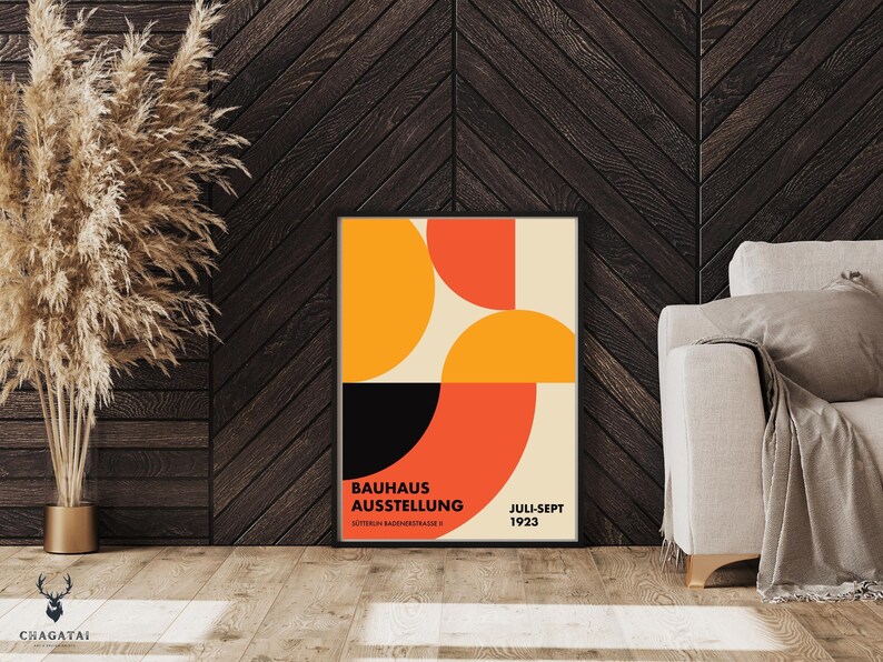 Bauhaus Wall Art Exhibition Poster Mothers Day Gift Bauhaus Print Home ...