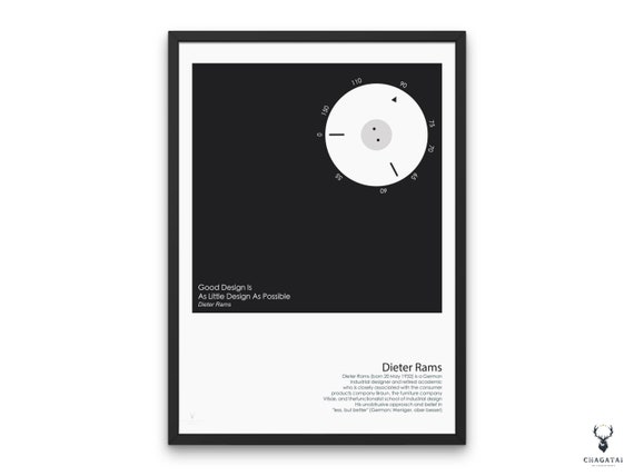 Dieter Rams Print Design Studio Wall Decor Apple Design Print