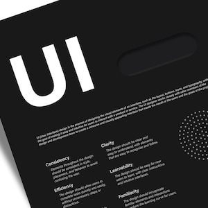 UI Design Principles Poster UI Ux Phases Design for People Printable ...