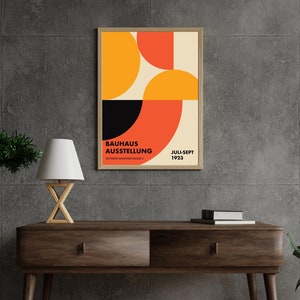 Bauhaus Wall Art Exhibition Poster Mothers Day Gift Bauhaus Print Home ...