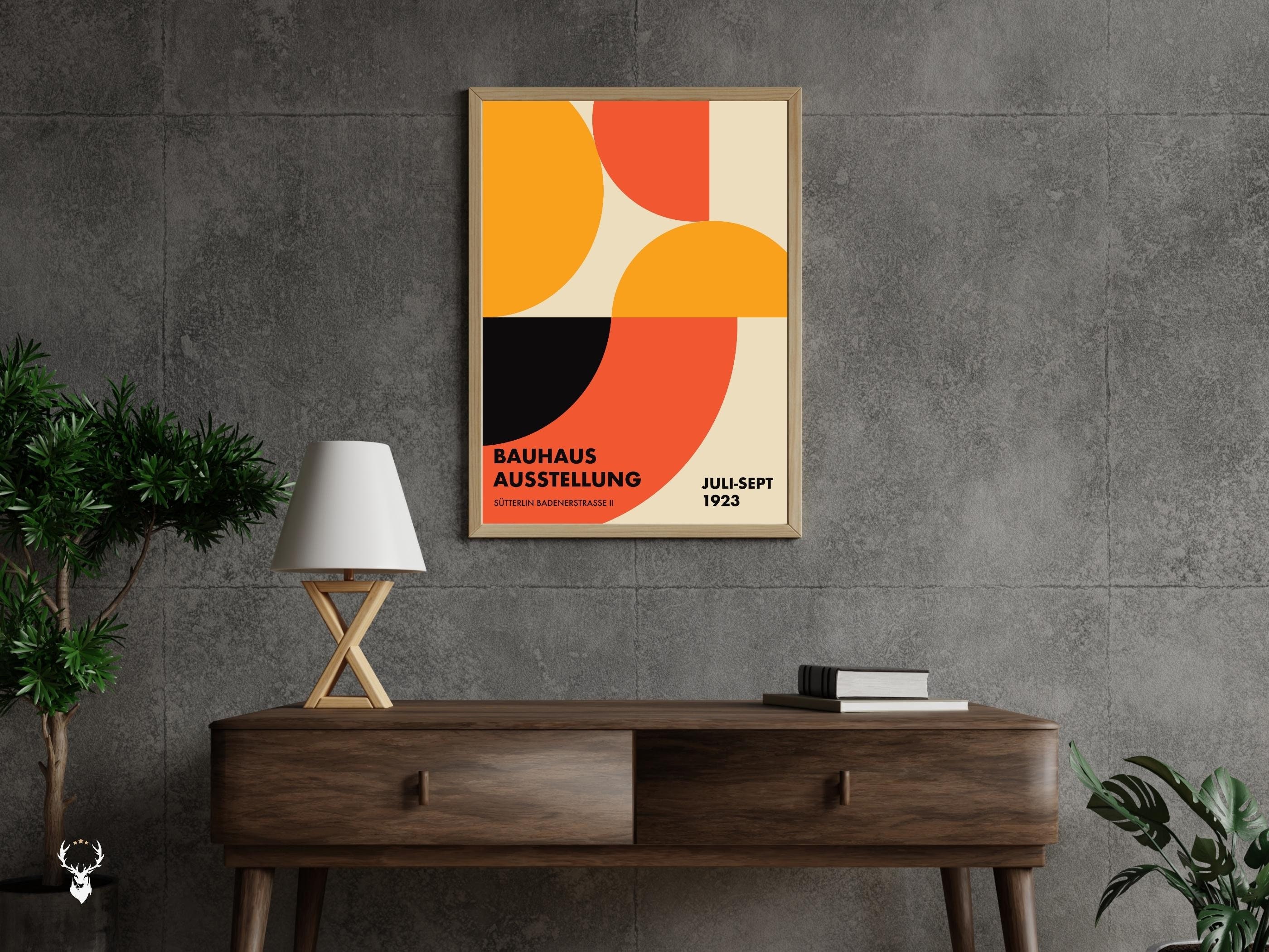 Bauhaus Wall Art Exhibition Poster Mothers Day Gift Bauhaus Print Home ...