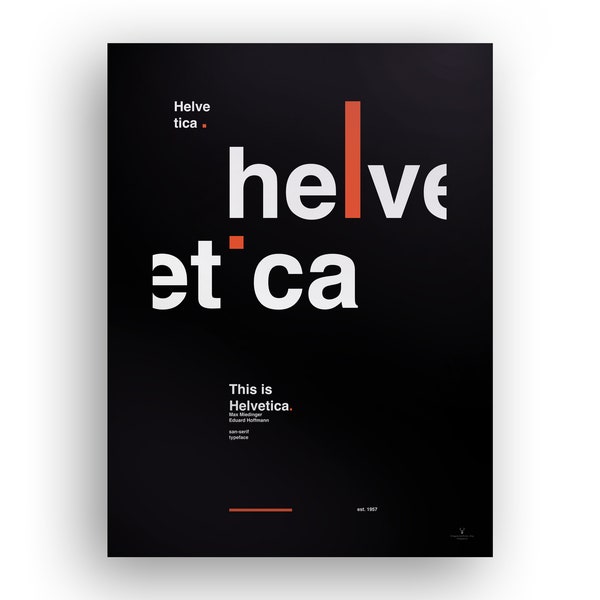 Helvetica Poster Print Helvetica Neue Font Design Studio Wall Decor Printable Designer Gift Helvetica Bold Print Design Love Digital Product