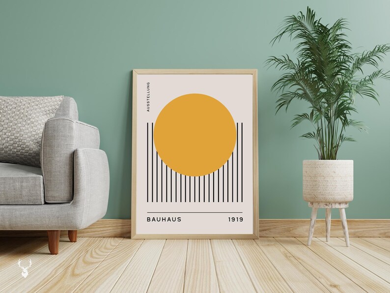 Bauhaus Print Art Vintage Home Decor Printable Bauhaus Poster Best ...
