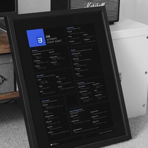 Visual CSS quick reference chart