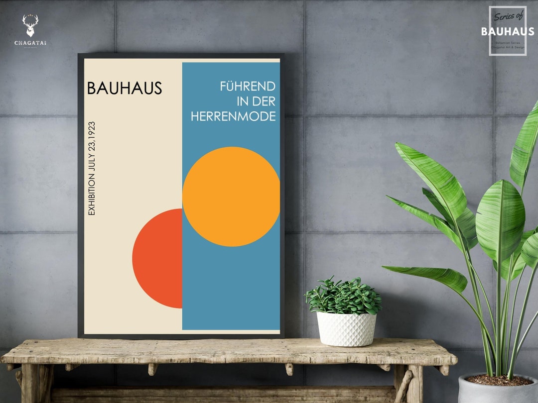 Bauhaus Exhibition Poster Matisse Design Home Decor Bauhaus Print ...
